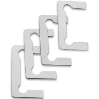 Комплект безасбестовых прокладок для петель душевых кабин 4 шт, FDA-86 белый