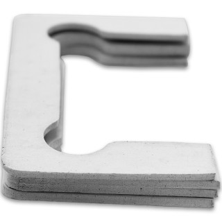 Комплект безасбестовых прокладок для петель душевых кабин 4 шт, FDA-86 белый