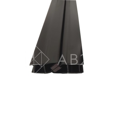 Уплотнитель ПРЕМИУМ магнитный 90°, 180° черный 3 м под стекло 10 мм FDPP-522.10 PVC/BL