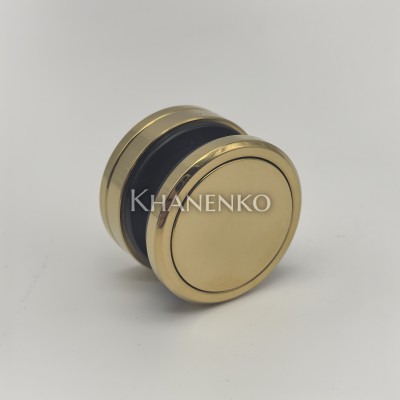 Точечное крепление FKK-25 без зенковки для стекла 10-12 мм, нержавейка/золото