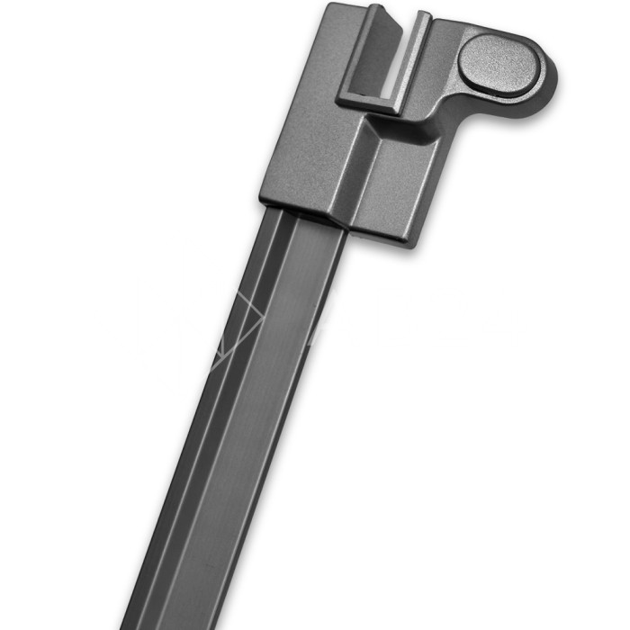 Коннектор FDPA-433R порог-стекло правый, ПВХ/оружейная сталь