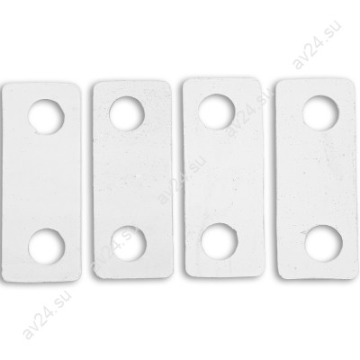 Комплект безасбестовых прокладок FDA-98 для петель серии Европа, 4 шт, белый