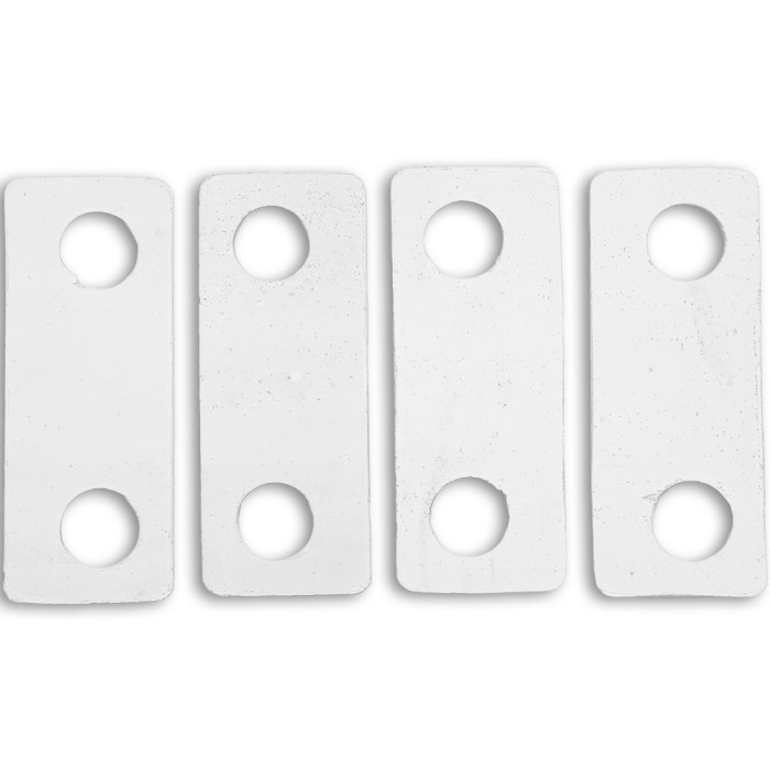 Комплект безасбестовых прокладок FDA-98 для петель серии Европа, 4 шт, белый