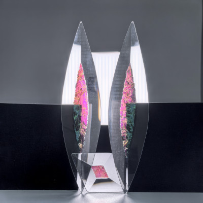 Бевелс AV305 дихроичный (3 элемента) 43 х 394 мм красный мороз