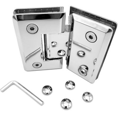 Петля Бета β FDP-24 стекло-стекло 135°, цинк/хром