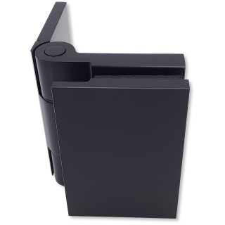 Петля Майя FDP-172 стена-стекло, открывание 90° внутрь, латунь/черный