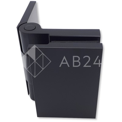 Петля Майя FDP-172 стена-стекло, открывание 90° внутрь, латунь/черный