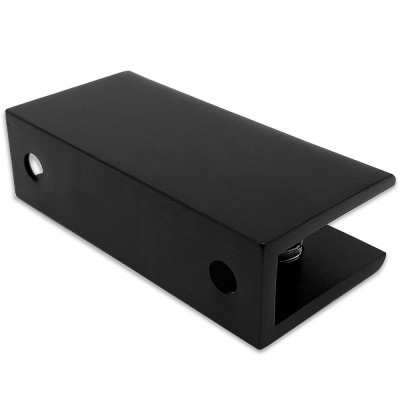 Полкодержатель FDA-21 для стекла и зеркала 8-10 мм, цинк/черный