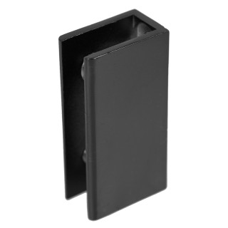 Полкодержатель FDA-21 для стекла и зеркала 8-10 мм, цинк/черный