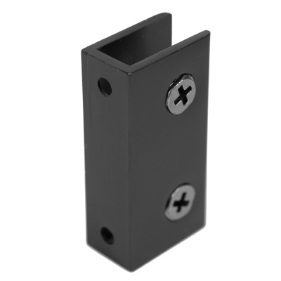 Полкодержатель FDA-21 для стекла и зеркала 8-10 мм, цинк/черный