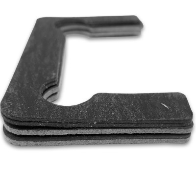 Комплект безасбестовых прокладок для петель душевых кабин 4 шт, FDA-86 черный