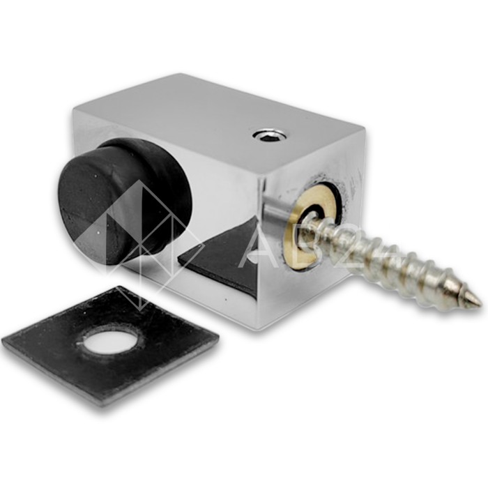 Дверной стопор FDA-08R правый к стене/полу, нержавейка/полированный