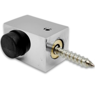 Дверной стопор FDA-08R правый к стене/полу, нержавейка/полированный