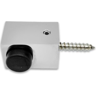 Дверной стопор FDA-08R правый к стене/полу, нержавейка/полированный