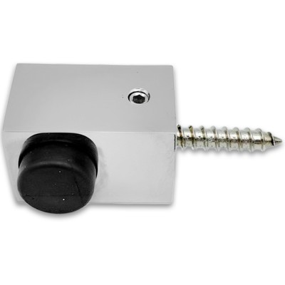 Дверной стопор FDA-08R правый к стене/полу, нержавейка/полированный