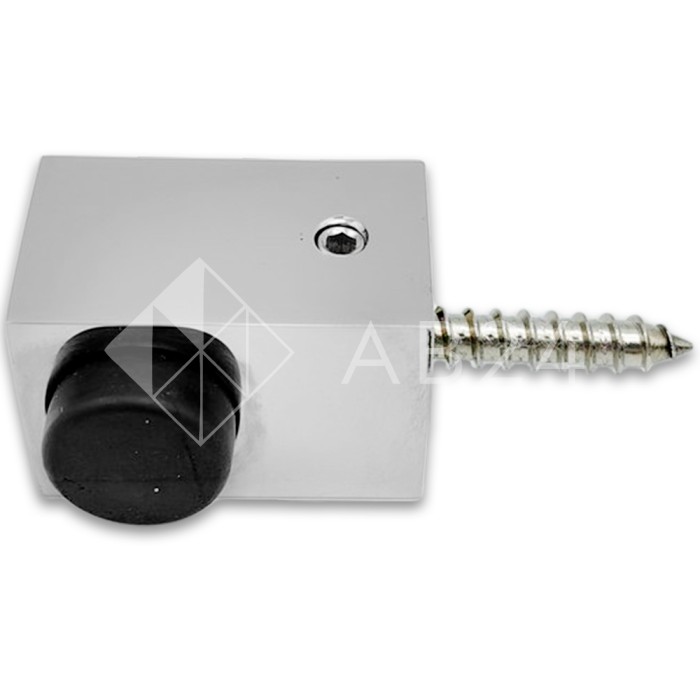 Дверной стопор FDA-08R правый к стене/полу, нержавейка/полированный