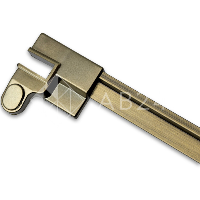 Коннектор FDPA-433R порог-стекло правый, ПВХ/бронза