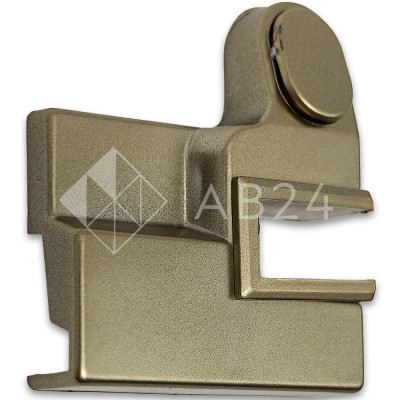 Коннектор FDPA-433R порог-стекло правый, ПВХ/бронза