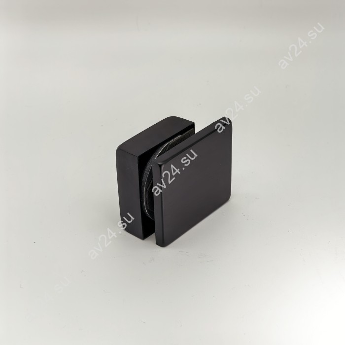 Ответная часть FMZA-40 на стекло замка с магнитным ригелем, алюминий/черный