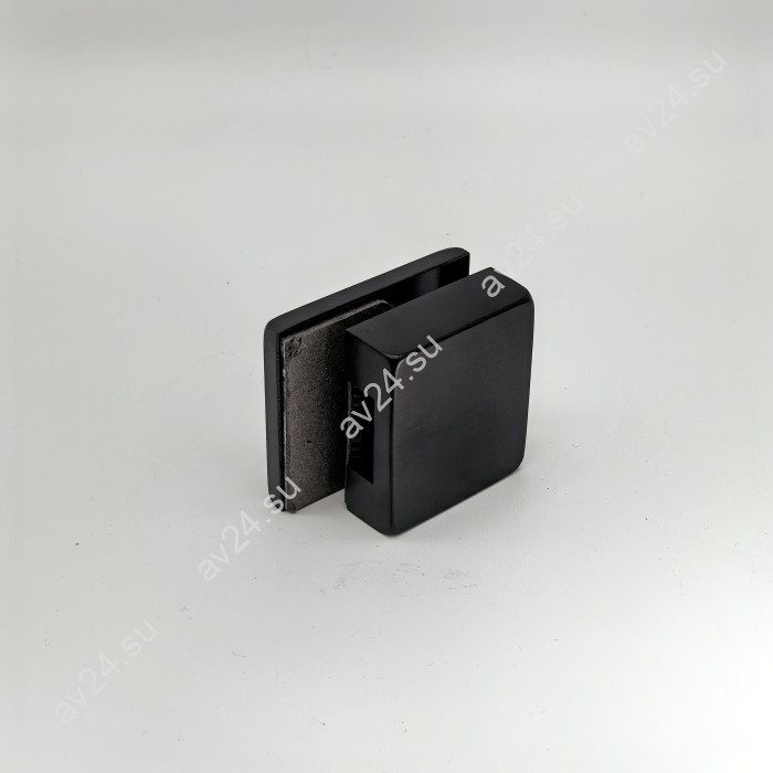 Ответная часть FMZA-40 на стекло замка с магнитным ригелем, алюминий/черный