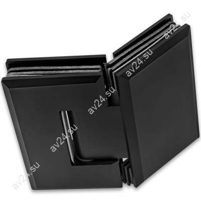 Петля Бета β FDP-24 стекло-стекло 135°, латунь/черный