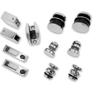 Раздвижная система Альфа α FDS-6 без ручки, нержавейка/полированный