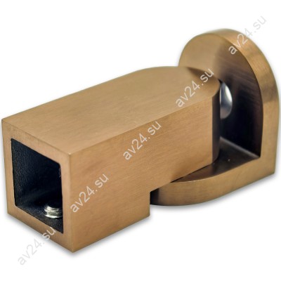 Крепление трубы FDC-51-DEF с дефектом 15х15 к стене 0°-180°, нержавейка/медь