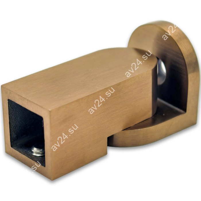 Крепление трубы FDC-51-DEF с дефектом 15х15 к стене 0°-180°, нержавейка/медь