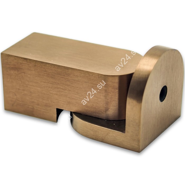 Крепление трубы FDC-51-DEF с дефектом 15х15 к стене 0°-180°, нержавейка/медь