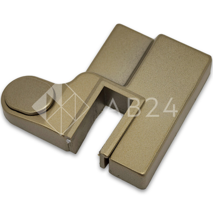 Коннектор FDPA-433L порог-стекло левый, ПВХ/бронза