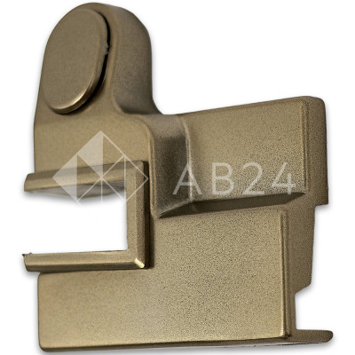 Коннектор FDPA-433L порог-стекло левый, ПВХ/бронза