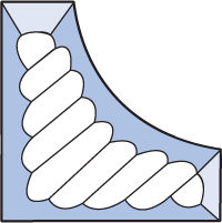 Бевелс AV156 угловой 76 х 76 х 25 мм