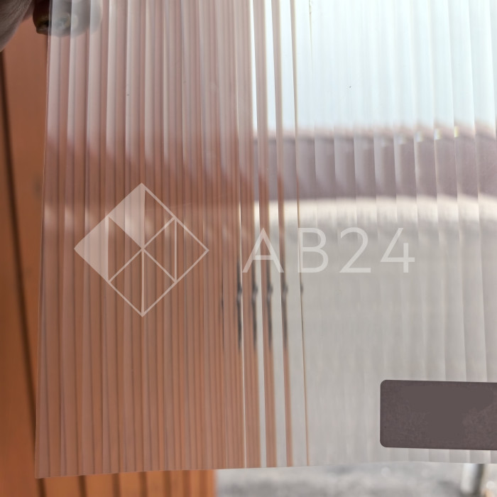 Декоративная пленка MORU прозрачная 152х500 см, шаг 6 мм