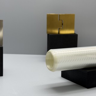 Декоративная пленка MORU прозрачная 1,52х5 м, шаг 6 мм