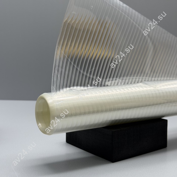 Декоративная пленка MORU прозрачная 1,52х5 м, шаг 6 мм