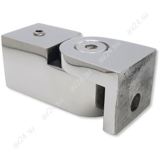 Крепление FDC-51 трубы 15х15 к стене 0°-180°, нержавейка/полированный