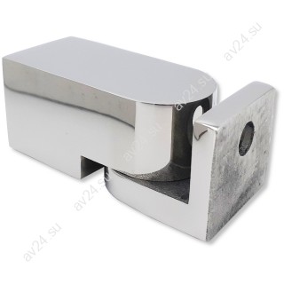 Крепление FDC-51 трубы 15х15 к стене 0°-180°, нержавейка/полированный