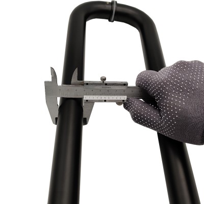 Ручка полотенцесушитель FDR-73, 32х450х1.0 мм, нержавейка/черный