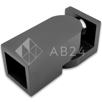 Крепление FDC-51 трубы 15х15 к стене 0°-180°, нержавейка/оружейная сталь