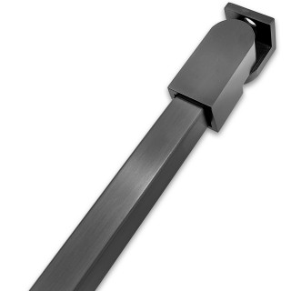 Крепление FDC-51 трубы 15х15 к стене 0°-180°, нержавейка/оружейная сталь