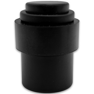 Дверной стопор FDA-09 к стене/полу, нержавейка/черный