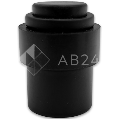 Дверной стопор FDA-09 к стене/полу, нержавейка/черный