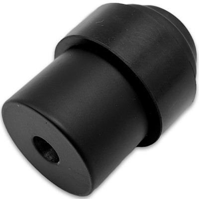 Дверной стопор FDA-09 к стене/полу, нержавейка/черный