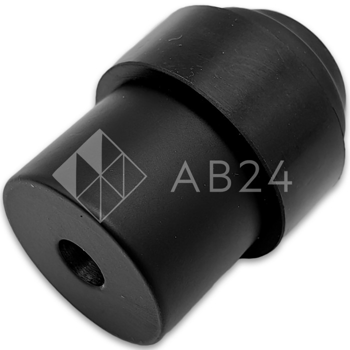 Дверной стопор FDA-09 к стене/полу, нержавейка/черный