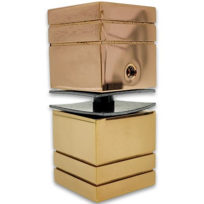 Ручка кноб FDR-54, нержавейка/розовое золото