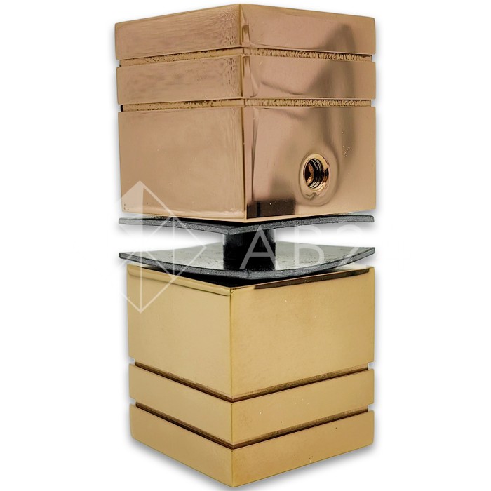 Ручка кноб FDR-54, нержавейка/розовое золото