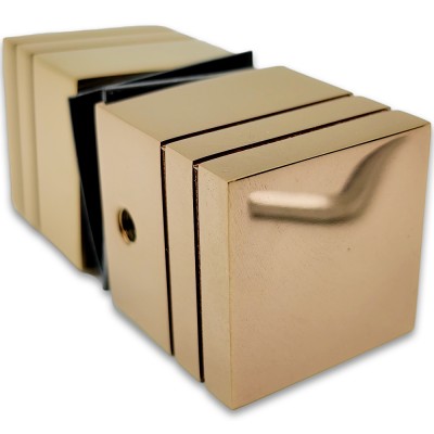 Ручка кноб FDR-54, нержавейка/розовое золото