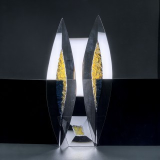 Бевелс AV305 дихроичный (3 элемента) 43 х 394 мм желтый мороз