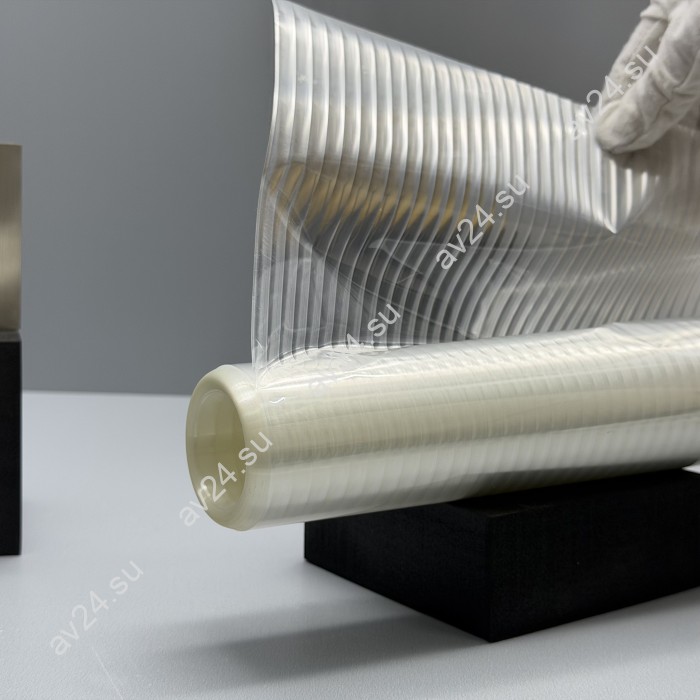 Декоративная пленка MORU прозрачная 1,52х10 м, шаг 6 мм