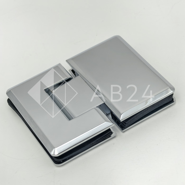 Петля Бета β FDP-22 стекло-стекло 180°, латунь/хром